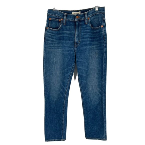 Madewell Denim - Madewell High Rise Slim Crop Boyfriend Sz 27